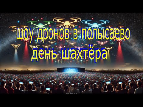 Видео: шоу дронов в полысаево #дроны #шоу #полысаево