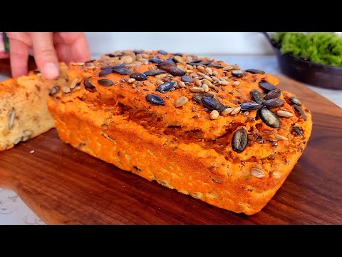 Видео: Белковый чечевичный хлеб дома! Если у вас есть чечевица, тогда приготовьте этот хлеб!