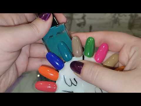 Видео: Коллекция лаков для ногтей на конец 2025 года // Часть 1