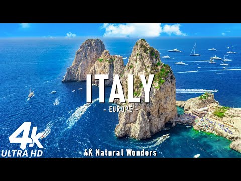 Видео: Италия 4K • Вечная красота и богатое культурное наследие средиземноморской жемчужины