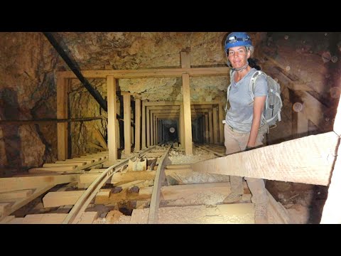 Видео: Экскурсия по шахте War Eagle — Текопа, Калифорния — Музей артефактов горного дела и подземелья