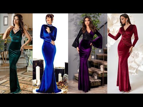 Видео: Великолепные бархатные платья на любой случай | Женская мода