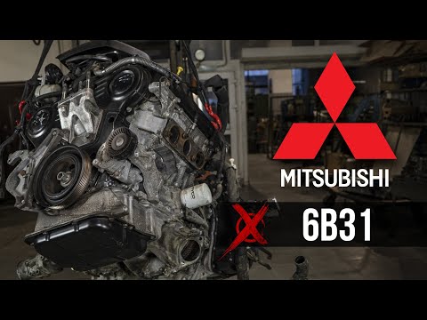 Видео: Mitsubishi 6B31 Контрактный двигатель