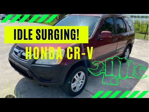 Видео: Honda CR-V 2003 года выпуска испытывает резкие колебания холостого хода!