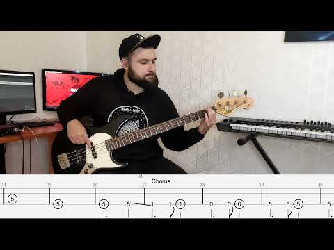 Видео: Кино - Спокойная Ночь Bass Cover (Tabs)