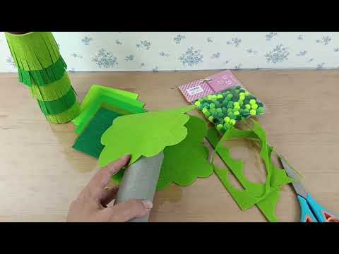Видео: 🌳" Деревья из фетра"