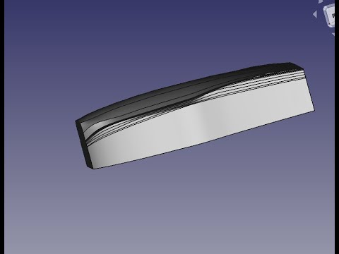 Видео: FreeCad Криволинейная поверхность