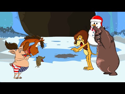 Видео: Анекдот про зверей. Как Звери Ежа Ловили. Беспредельные Звери. Анимация