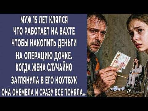 Видео: 💔 15 лет он клялся, что на вахте ради дочери… Но когда она открыла ноутбук — онемела 😱