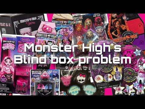 Видео: Monster High: страсть к слепым коробкам | Лиззи скучает, видеоблог/насмешки
