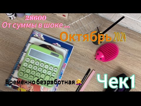 Видео: #9 Распределение бюджета по конвертам. Октябрь 2024. чек 1. Система конвертов. Сумма 28600