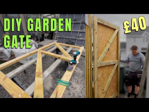 Видео: Быстрое и дешевое строительство ворот — решение проблемы безопасности бунгало!