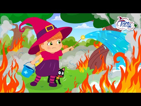 Видео: Татти спасява гората от огнения дракон 🔥 Забавно приключение за деца