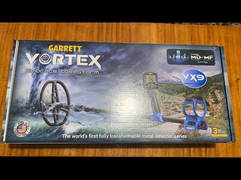 Видео: Металошукач Garrett Vortex VX 9 Розпаковка короткий тест і перші враження