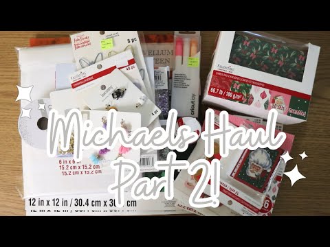 Видео: MICHAELS HAUL, часть 2: ЕЩЁ БОЛЬШЕ РОЖДЕСТВА (+ немного Хэллоуина!) 💸 | madebycarlyrose