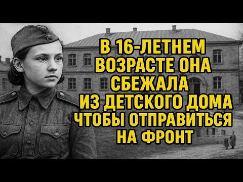 Видео: В 16 летнем возрасте она  сбежала из детского дома чтобы отправится на фронт