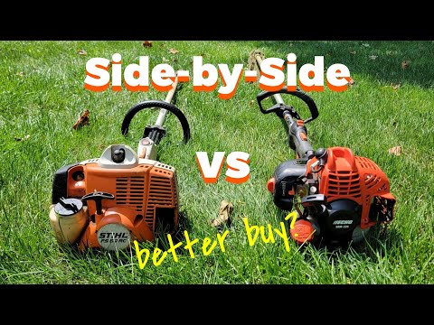 Видео: Сравнение Stihl FS-56 и Echo SRM-225 бок о бок