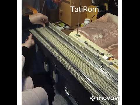 Видео: за 1час !бактус с зубчатым краем на любой вязальной машине!