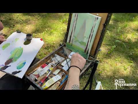 Видео: Этюд через хвою