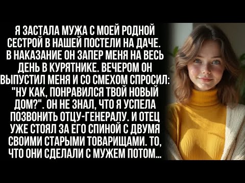 Видео: Я застала мужа с моей родной сестрой в нашей постели на даче. В ответ он запер меня в курятнике, но…