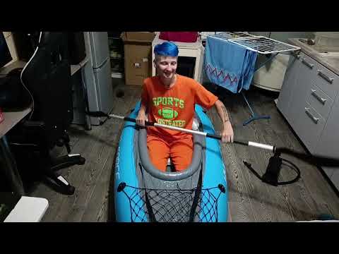 Видео: Надувной каяк Bestway Hydro-force