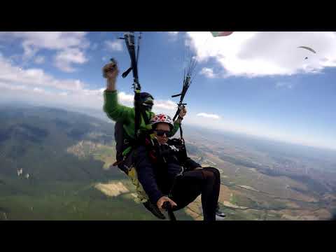 Видео: До Триглав с Парапланер Тандем 2ч49мин. полет YaHooooOSkyDance