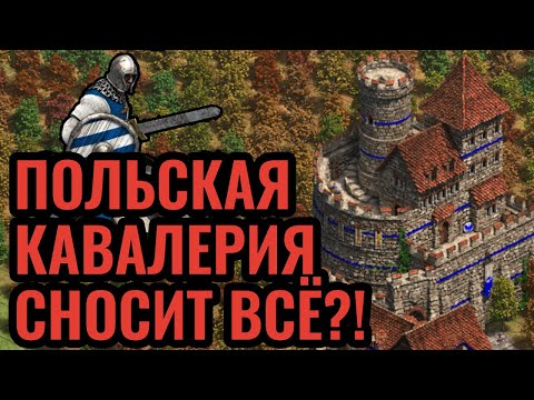 Видео: Новая Цивилизация: Поляки в Age of Empires 2. Польская шляхта и бесплатная кавалерия