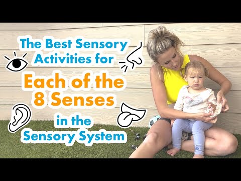 Видео: 8 сенсорных систем с помощью одного увлекательного занятия для каждого чувства | Сенсорная диета ...