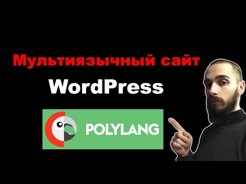 Видео: Мультиязычный сайт на WordPress. Плагин Polylang