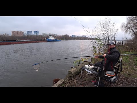Видео: Осенняя рыбалка на реке!Или как с товарищами закрывали сезон фидера!