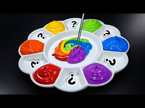 Видео: Как Создать 13 Волшебных Цветов из Смешивания Радуги | Удовлетворительное Смешивание Красок