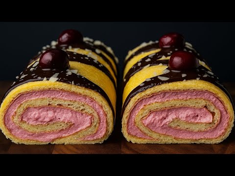 Видео: Высокобелковый ПП-рулет без сахара — 78 г белка! Воздушный, как облако десерт