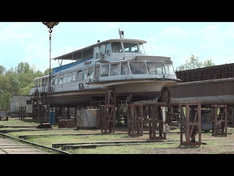 Видео: Вторая жизнь теплохода "Пинск". Ход ремонта судна