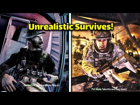 Видео: Самые нереалистичные выживания в серии Call of Duty!