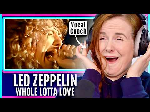Видео: Рок всей души от Роберта Планта! Анализ вокала от тренера Led Zeppelin - Реакция на Whole Lotta Love