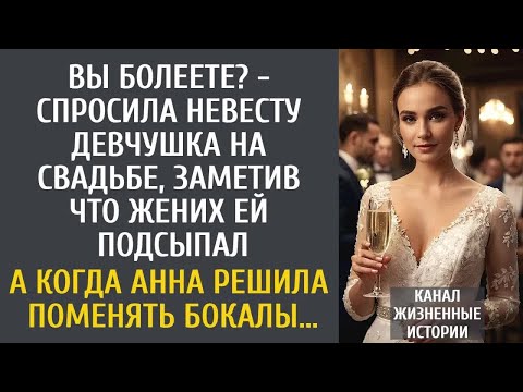 Видео: Вы болеете？ - спросила невесту девчушка на свадьбе, заметив ЧТО жених ей подсыпал… А поменяв бокалы…