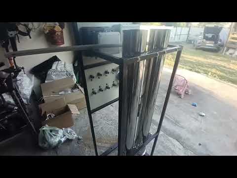 Видео: Дві системи RO4040 500л/г робота у паралель.