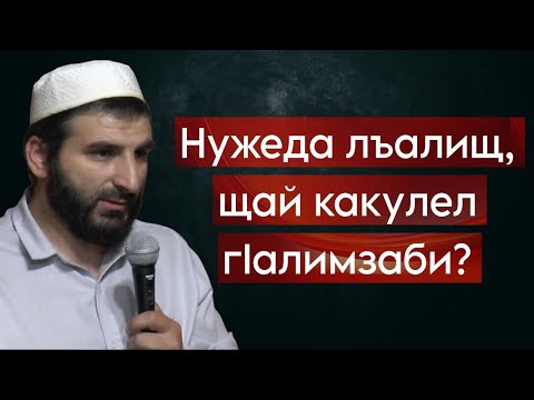 Видео: Нужеда лъалищ, щай какулел гIалимзаби?