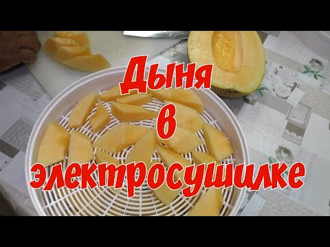 Видео: Дыня в электросушилке/Dried melon