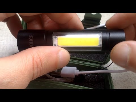 Видео: LED фонарь POLICE не берет зарядку (решено)/POLICE LED lamp does not charge (decided)