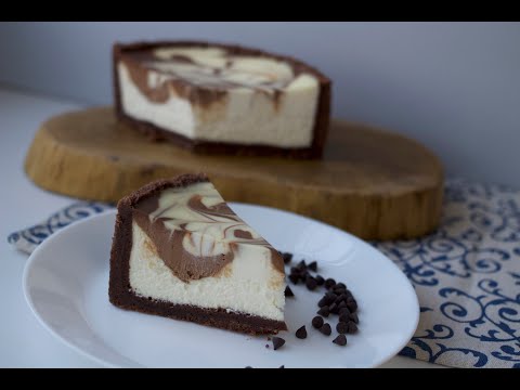 Видео: Мраморный чизкейк