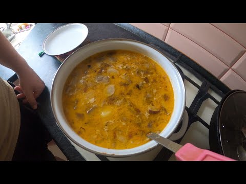 Видео: Юшка С БЕЛЫМИ ГРИБАМИ ПО-ЗАКАРПАТСКИ//Сливочный грибной суп
