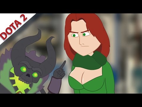 Видео: Герои Дота 2 в школе - Жирный Ветер В Доте 2