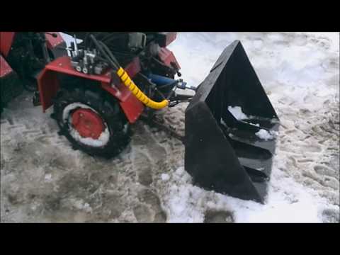Видео: Некоторые доработки и ковш к МТЗ -132