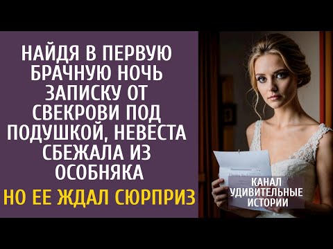 Видео: Найдя в первую брачную ночь записку от свекрови под подушкой, невеста сбежала из особняка…