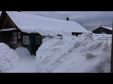 Видео: Красновишерск - Самый Снежный ГОРОД Пермского края...