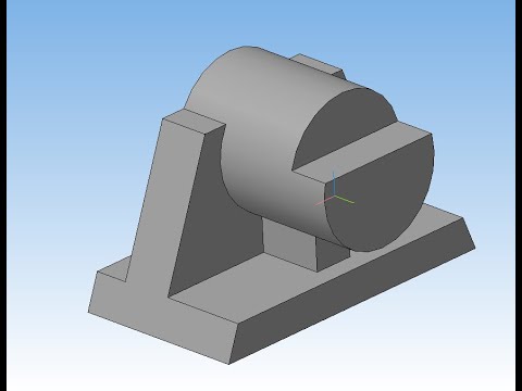 Видео: Как начертить деталь в объеме в КОМПАС-3D