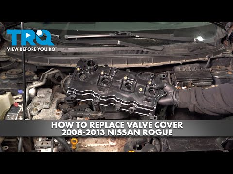 Видео: Как заменить клапанную крышку на Nissan Rogue 2008-2013