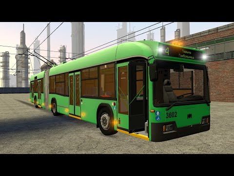 Видео: 4 маршрут ещё на старом Рашкинске ► Trolleybus FS