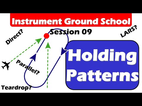 Видео: Наземная школа по приборам 09: схемы полета в зоне ожидания